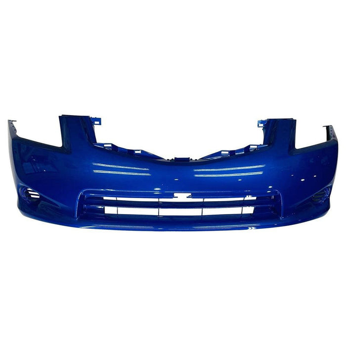 2010-2012 Nissan Sentra Front Bumper Without Fog Light Holes - NI1000271-Partify-Painted-Replacement-Body-Parts