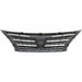 2013-2015 Nissan Sentra Grille Painted Dark Silver Black With Chrome Moulding Sr - NI1200253-Partify-Painted-Replacement-Body-Parts