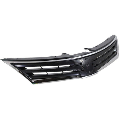 Nissan Versa Grille Gray With Chrome Moulding Exclude 2012 Sedan - NI1200242-Partify Canada
