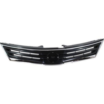 Nissan Versa Grille Gray With Chrome Moulding Exclude 2012 Sedan - NI1200242-Partify Canada