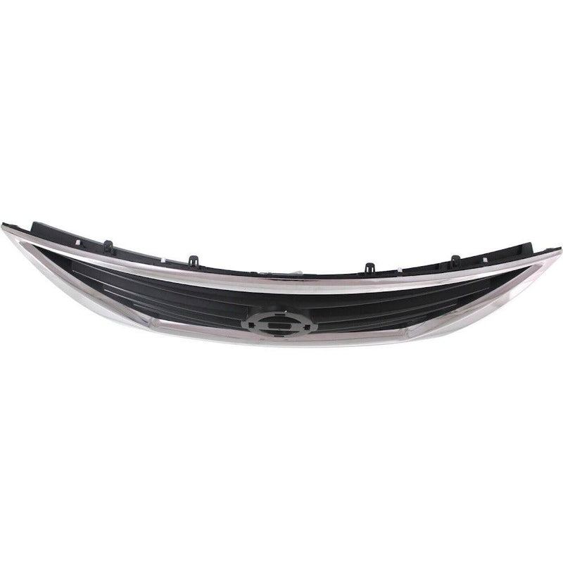 Nissan Versa Sedan Grille Black With Chrome Moulding - NI1200247-Partify Canada