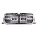 2019-2022 RAM Pickup RAM 1500 Grille Chrome Surround With Chrome Billets Without Camera Laramie Model - CH1200426-Partify-Painted-Replacement-Body-Parts
