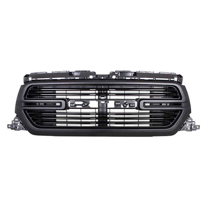 RAM Pickup RAM 1500 Grille Matte Dark Gray Without Surround View Camera - CH1200427-Partify Canada
