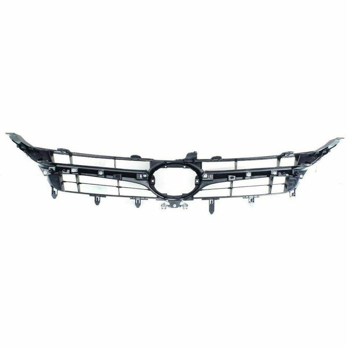 2015-2017 Toyota Camry Hybrid Grille Black With Chrome Modling Without Pre-Collision - TO1200387-Partify-Painted-Replacement-Body-Parts