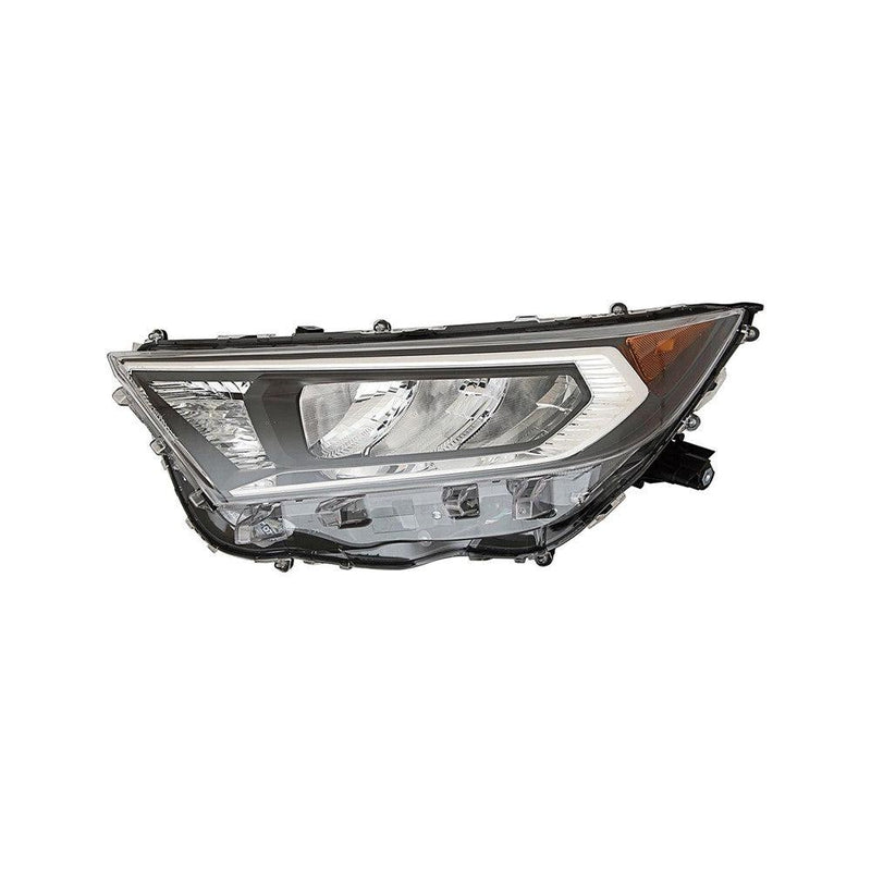Toyota RAV4 Headlight Driver Side Led With Chrome Housing Japan Built HQ - TO2518201-Partify Canada