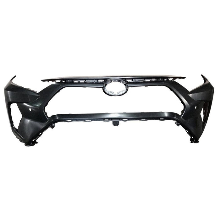 2019-2023 Toyota RAV4 Non Adventure/Trail Model Canada Front Bumper With Sensor Holes - TO1000450-Partify-Painted-Replacement-Body-Parts