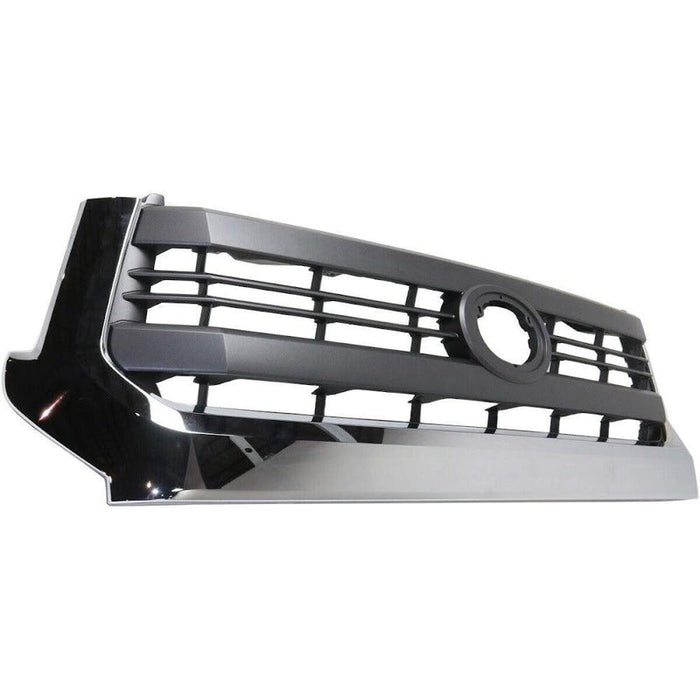 2014-2015 Toyota Tundra 4WD Grille Painted Gray With Chrome Moulding Sr5 Model - TO1200373-Partify-Painted-Replacement-Body-Parts