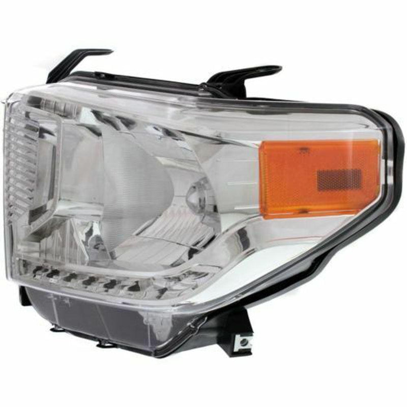 Toyota Tundra 4WD Headlight Driver Side Sr/Sr5/Limited Halogen With O Level Adjuster With O Led Running Lamp HQ - TO2502218-Partify Canada