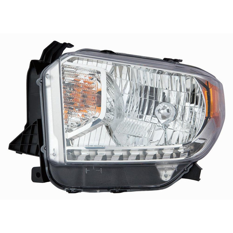 Toyota Tundra 4WD Headlight Driver Side With Level Adjuster Halogen With O Led Sr/Sr5/Limited Model HQ - TO2502219-Partify Canada