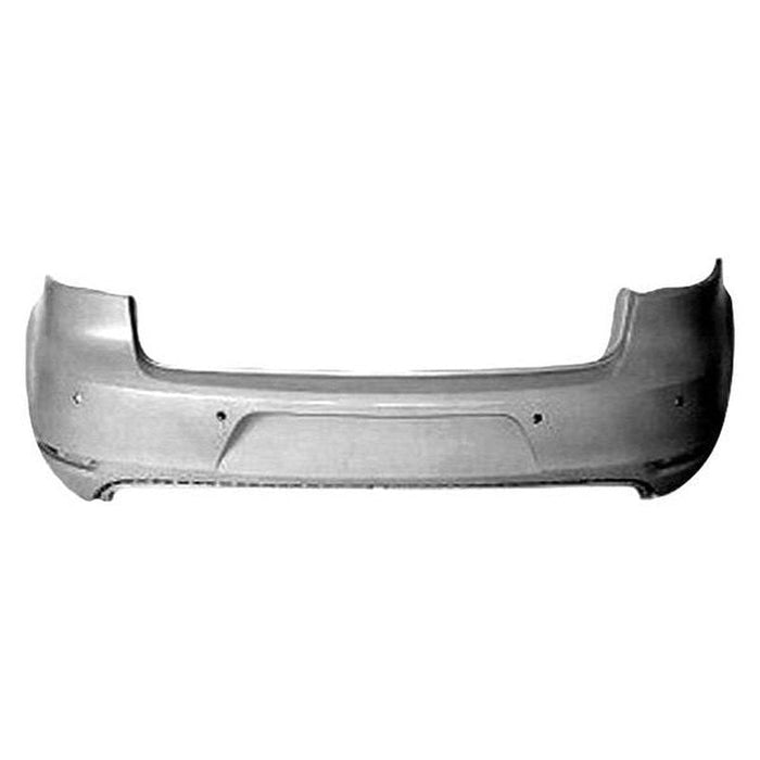 2010-2014 Volkswagen Golf Rear Bumper With Sensor Holes - VW1100184-Partify-Painted-Replacement-Body-Parts