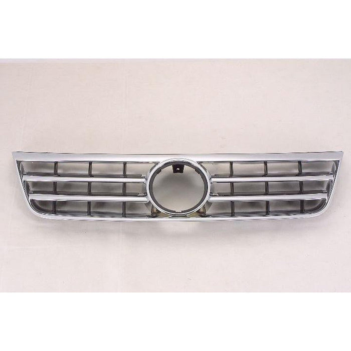 2004-2007 Volkswagen Touareg Grille Satin Black With Chrome Frame Plastic - VW1200143-Partify-Painted-Replacement-Body-Parts